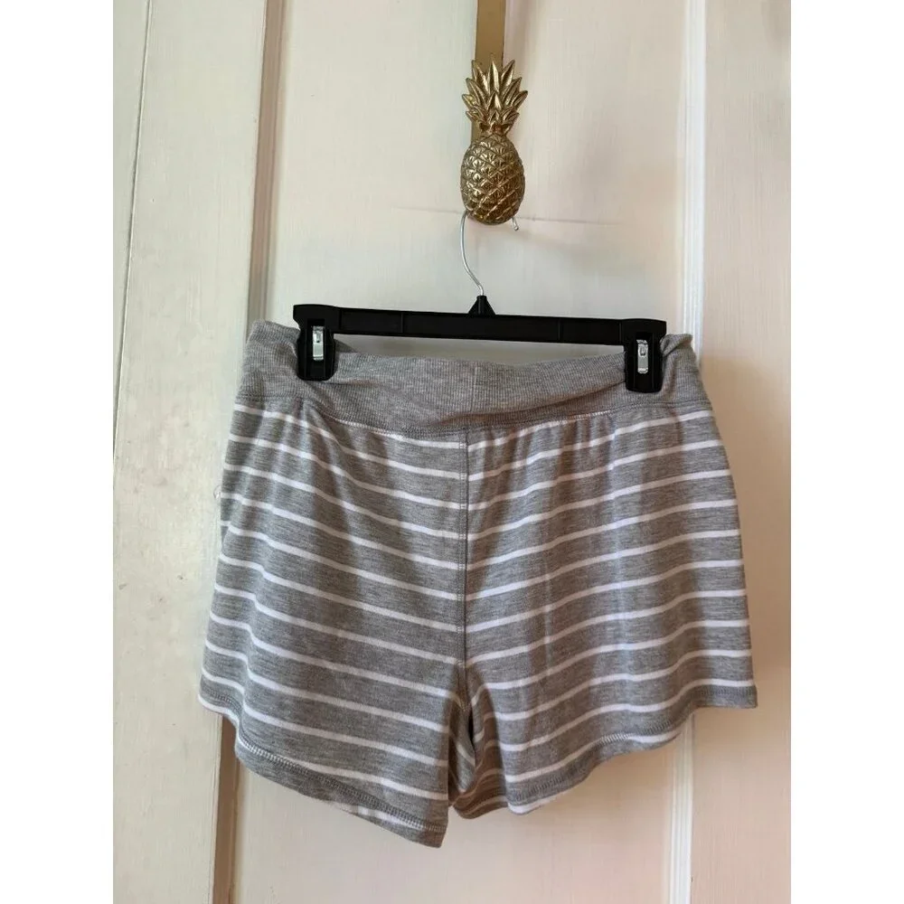 Athletic works women’s size 8/10 gray & white shorts - Picture 5 of 7